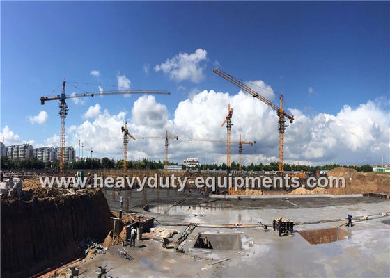 চীন Tower crane with free height 41m and max load 6 tons for construction সরবরাহকারী