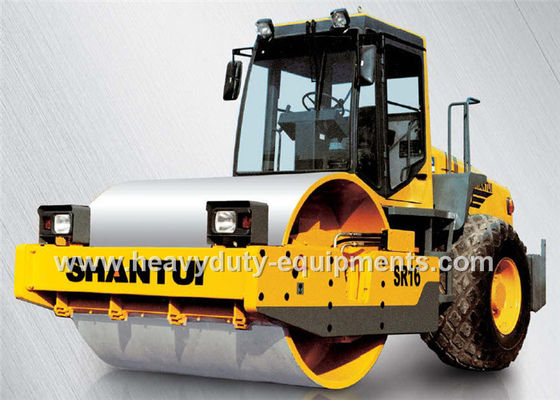 চীন Shantui SR16 single drum road roller with compacting width 2140mm, 112kw cummins engine সরবরাহকারী