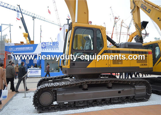 চীন 4.5km / h Hydraulic Crawler Excavator SDLG LG6360E 37800kg Overall Operating Weight সরবরাহকারী
