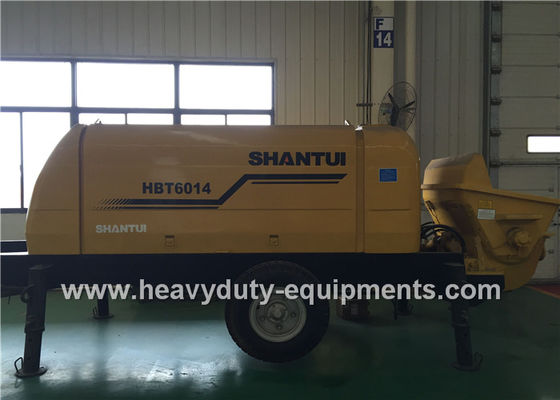 চীন SHANTUI HBT6016 trailer pump adopted to achieve good concrete suction performance সরবরাহকারী