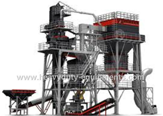 চীন 830kw Sinomtp Sand Processing Plant  VU System Aggregate Optimization 110-120 mm Feed Rate সরবরাহকারী