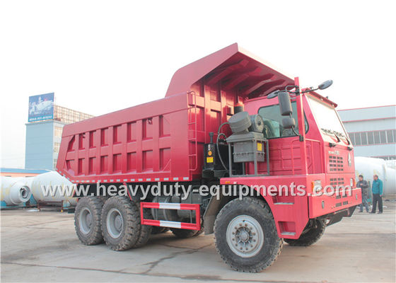 চীন Sinotruk howo heavy duty loading mining dump truck for big rocks in wet mining road সরবরাহকারী