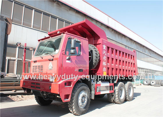 চীন 6x4 mining dump truck with HW7D cab and reinforce frame ISO / CCC Approved সরবরাহকারী