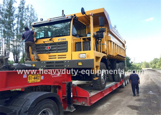 চীন 60 tons Off road Mining Dump Truck Tipper  306kW engine power drive 6x4 with 34m3 body cargo Volume সরবরাহকারী