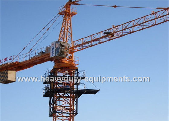 চীন Heavy Duty Construction Tower Crane 34M Free Height 5 Tons Max Load সরবরাহকারী
