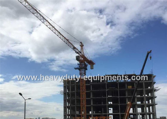 চীন Tower crane with free height 40m and max load 6 T with warranty for construction সরবরাহকারী