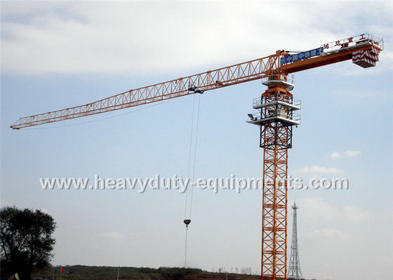 চীন Tower crane with free height 77m for max load of 25 tons equipped a hydraulic self raising mechanism সরবরাহকারী