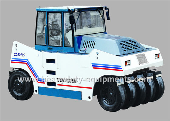 চীন Pneumatic Road Roller XG6262P 26 T with air conditioner cabin and 29500kg weight সরবরাহকারী