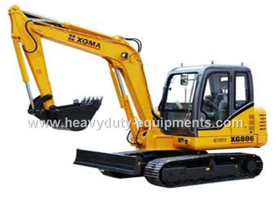 চীন XGMA XG806 hydraulic excavator equipped with standard attachment in 0.22 cbm সরবরাহকারী