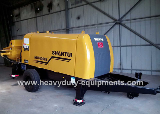 চীন SHANTUI HBT6008Z trailer pump adopted to achieve good concrete suction performance সরবরাহকারী