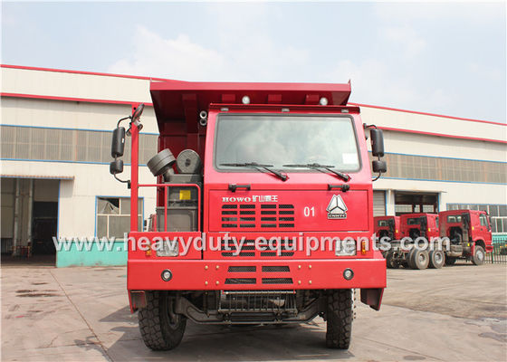 চীন 50 ton 6x4 dump truck / tipper dump truck with 14.00R25 tyre for congo mining area সরবরাহকারী