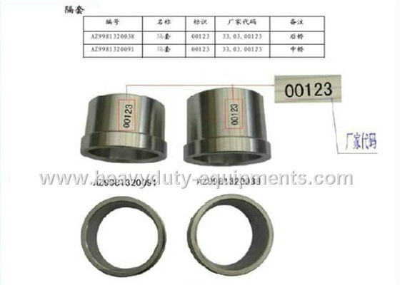চীন sinotruk spare part distance sleeve part number AZ9981320038 etc with warranty সরবরাহকারী