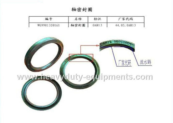 চীন sinotruk spare part axle seal ring part number AZ9981320161 for howo trucks সরবরাহকারী