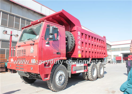চীন Sinotruk HOWO mining dump truck / tipper special truck 371hp  with front lifting cylinder সরবরাহকারী