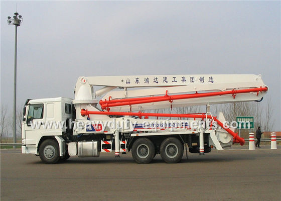 চীন Concrete Pump Trailer 48m boom সরবরাহকারী